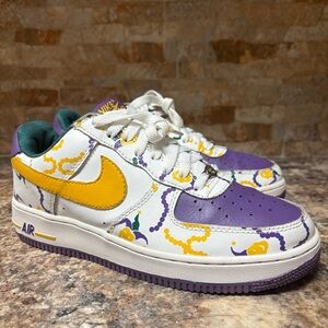 Nike Air Force 1 Low Mardi Gras 2004 Size 7